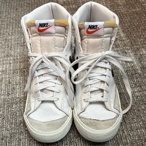 Nike White and Gray Athletic Shoes